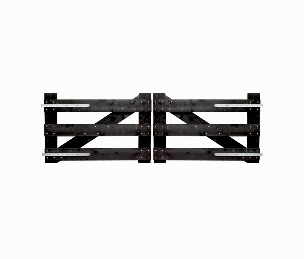 poort_hek_zwart_gespoten_300cm