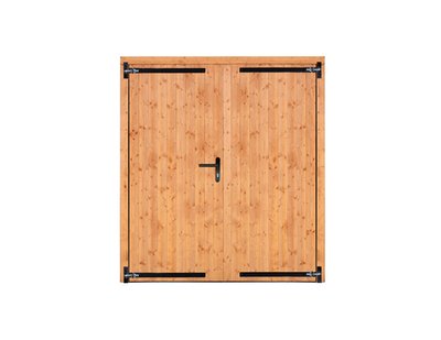 red_class_wood_dubbele_dichte_deur_185x205cm