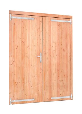 red_class_wood_dubbele_dichte_deur_185x205_cm_rvs_verzinkt_beslag