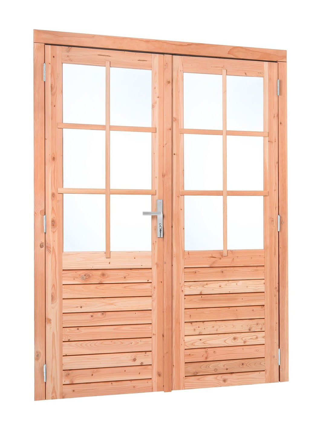 red_class_wood_dubbele_glas_deur_185x205_cm_rvs_verzinkt_beslag