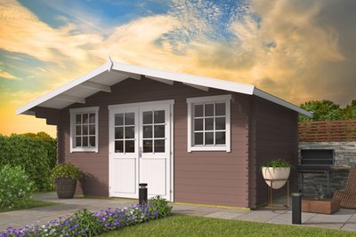 rome_log_cabin_painted