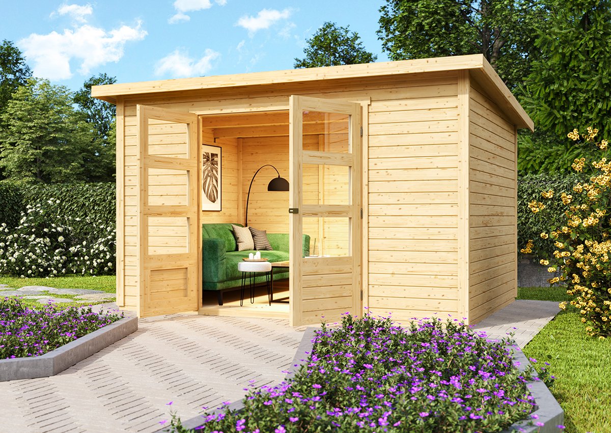 Gartenhaus Stockach 5 Karibu 305 x 246 x 197 cm