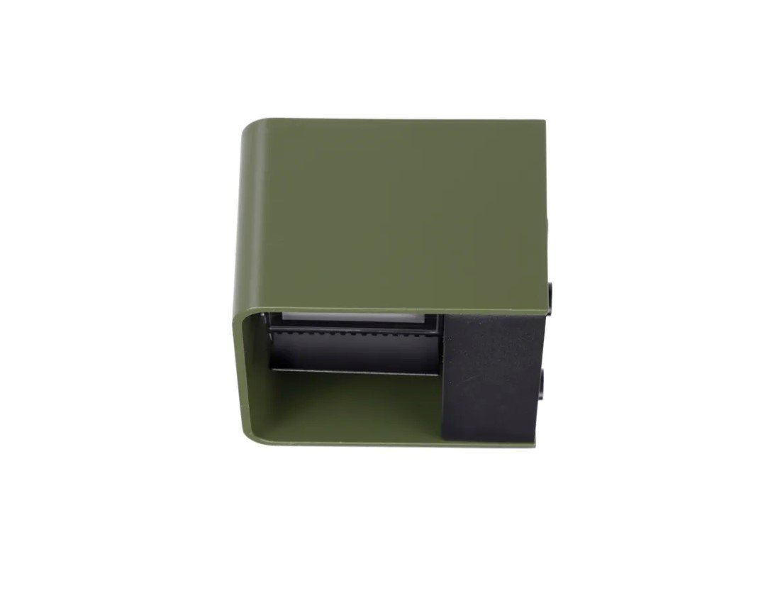 sus_square_green_wandlamp_230v_zijaanzicht