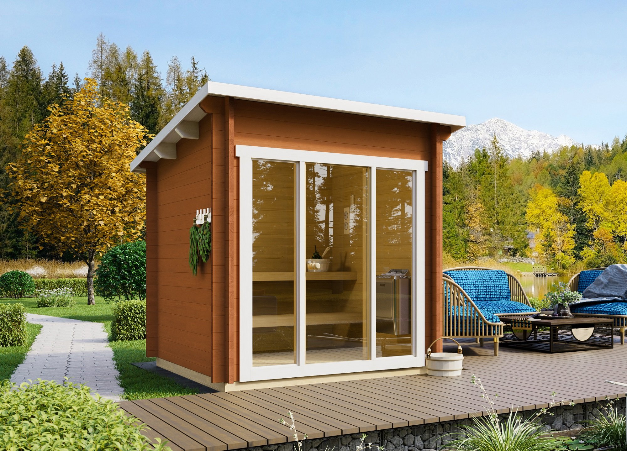 Tampere sauna house (XXS) – 2.28 x 2.28m-158864 