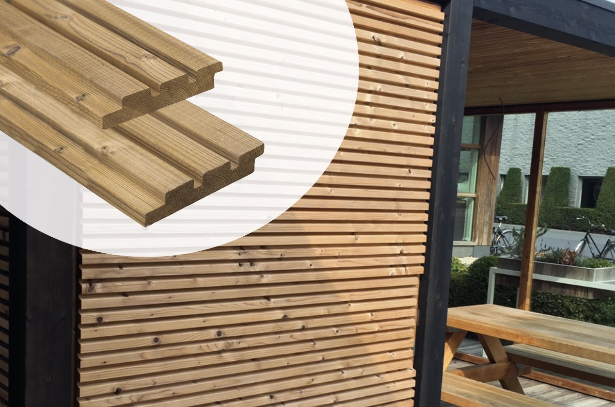 Caldura Wood Channel Boards 26mm - 300cm-158670 
