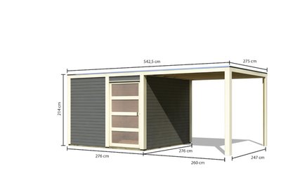 tuinhuis_qubic_2_aanbouwdak_terragrijs_karibu_afmetingen