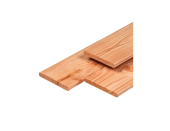 Larch Plank Rounded Corners 130cm | Larch Planks | Tuin