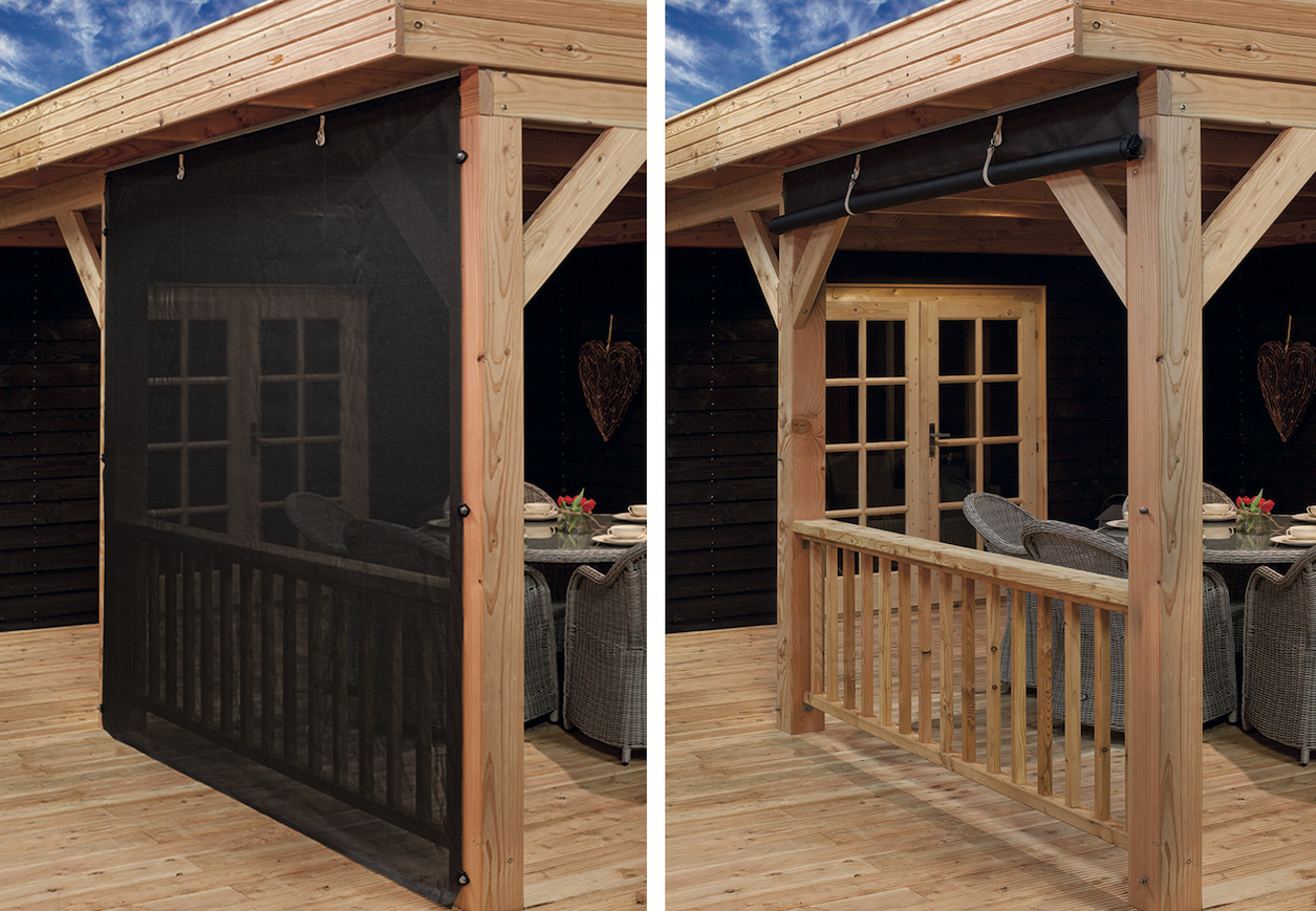 See Through Wall For Gazebos or Log Cabins 3m-167005 