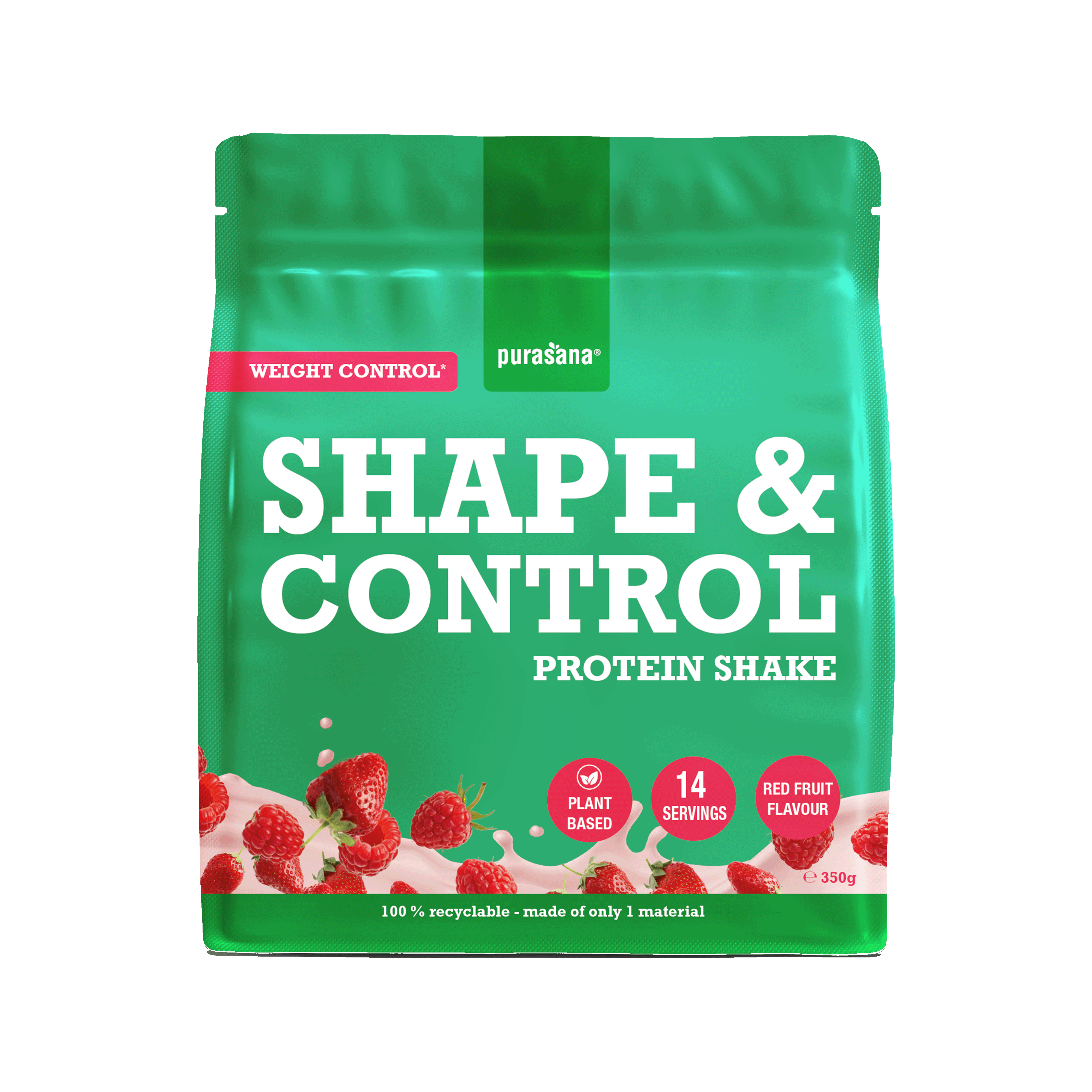 Strawberry Protein Smoothie | Shape & Control Red Fruits