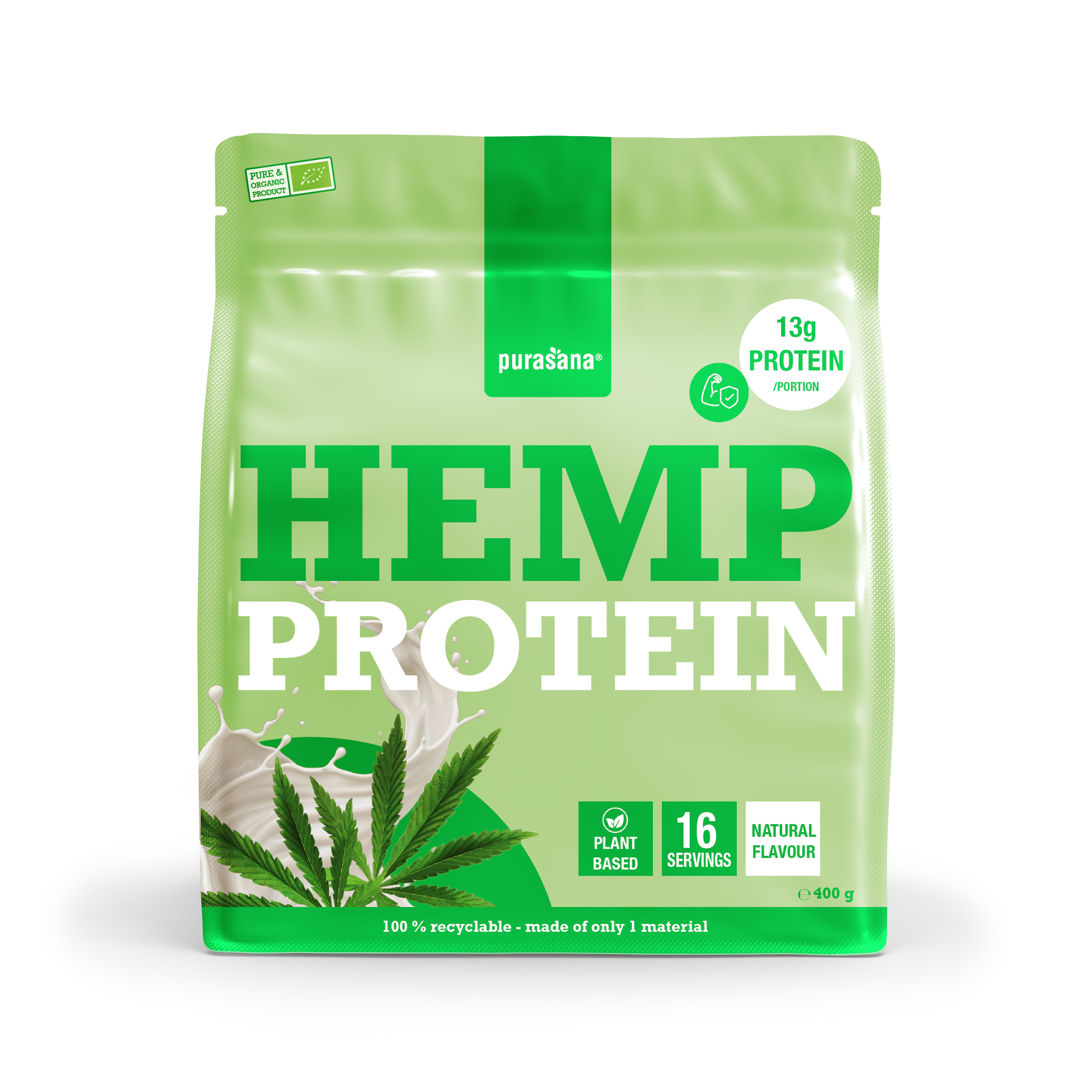 Vegan Protein Hemp Shop | Purasana Hemp Protein 50%