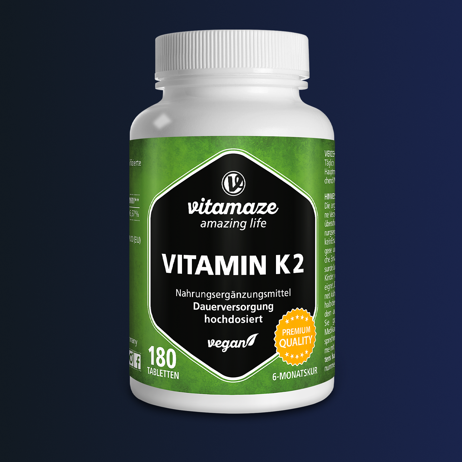 Vitamina K2 200 µg ad alto dosaggio-image-1000013