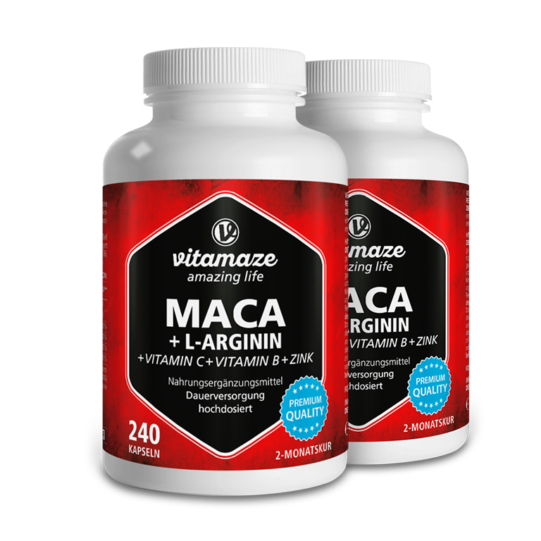 l carnitina l arginina y vitamina b3 Maca y L-Arginina – Vitalidad y Rendimiento Naturales