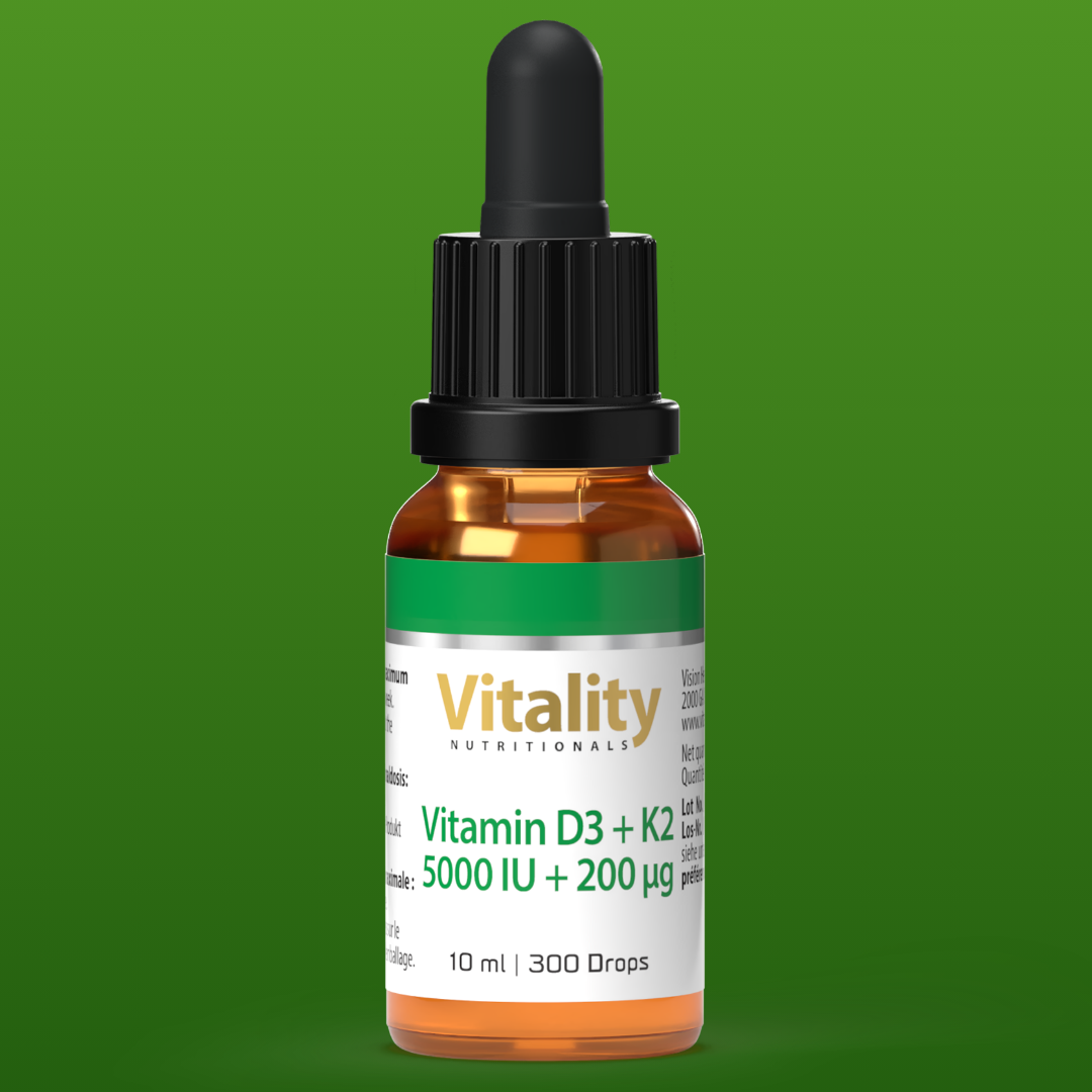 Vitamin D3 5000 plus K2 200 MK7 Tropfen