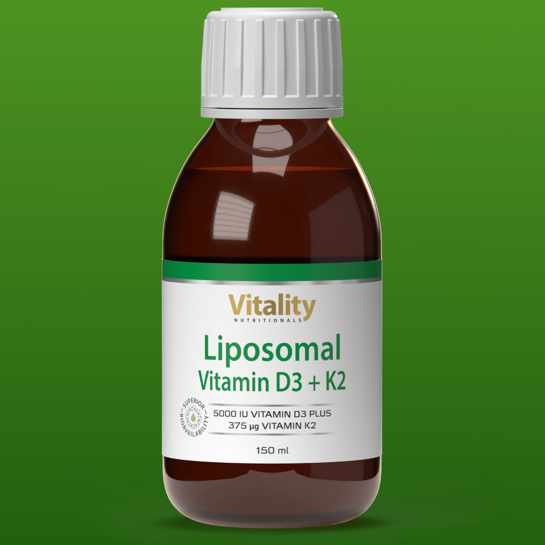 Liposomal Vitamin D3 + K2 - Himbeere