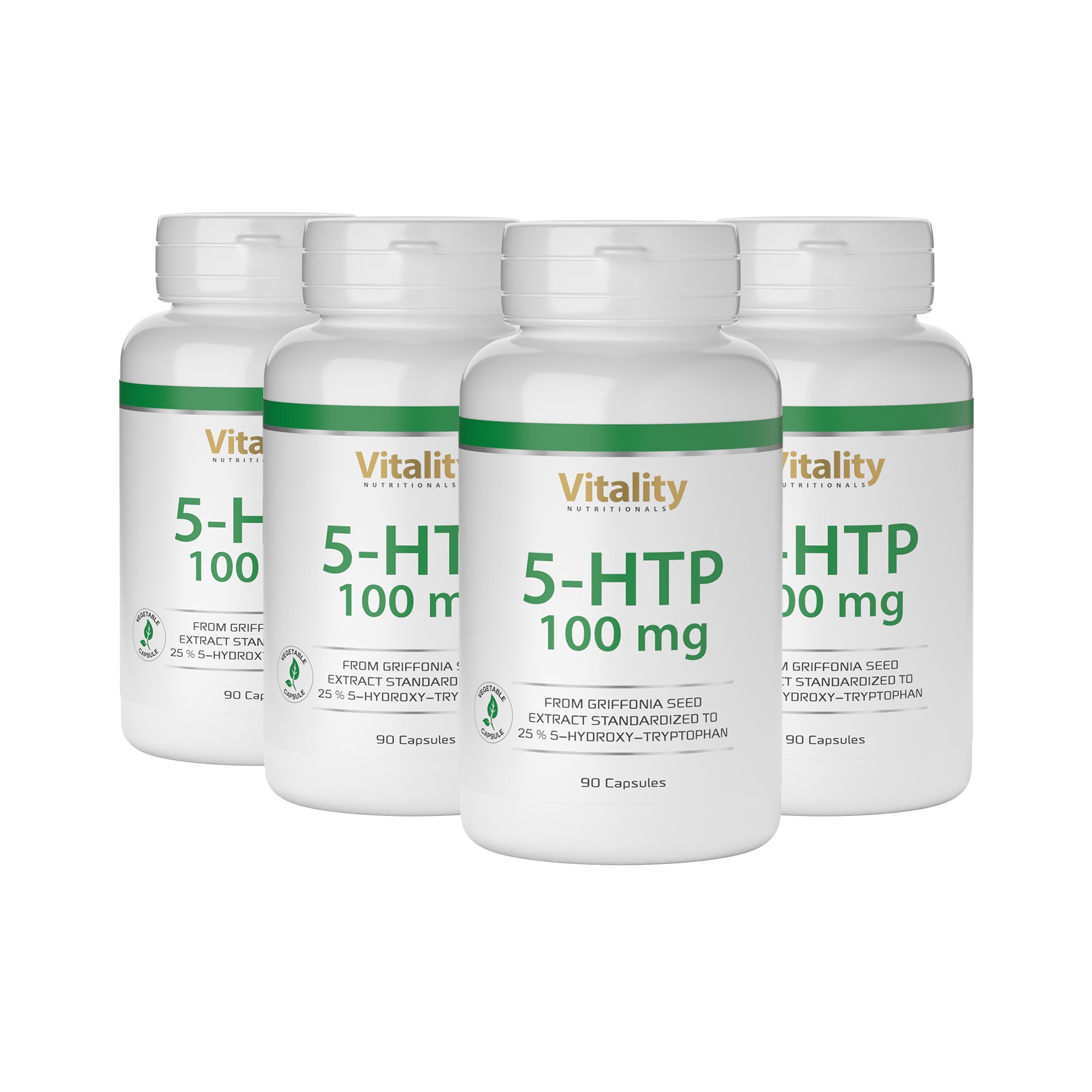 Complément Alimentaire 5-HTP 100 Mg Haya Labs - 60 Comprimés - Neuf