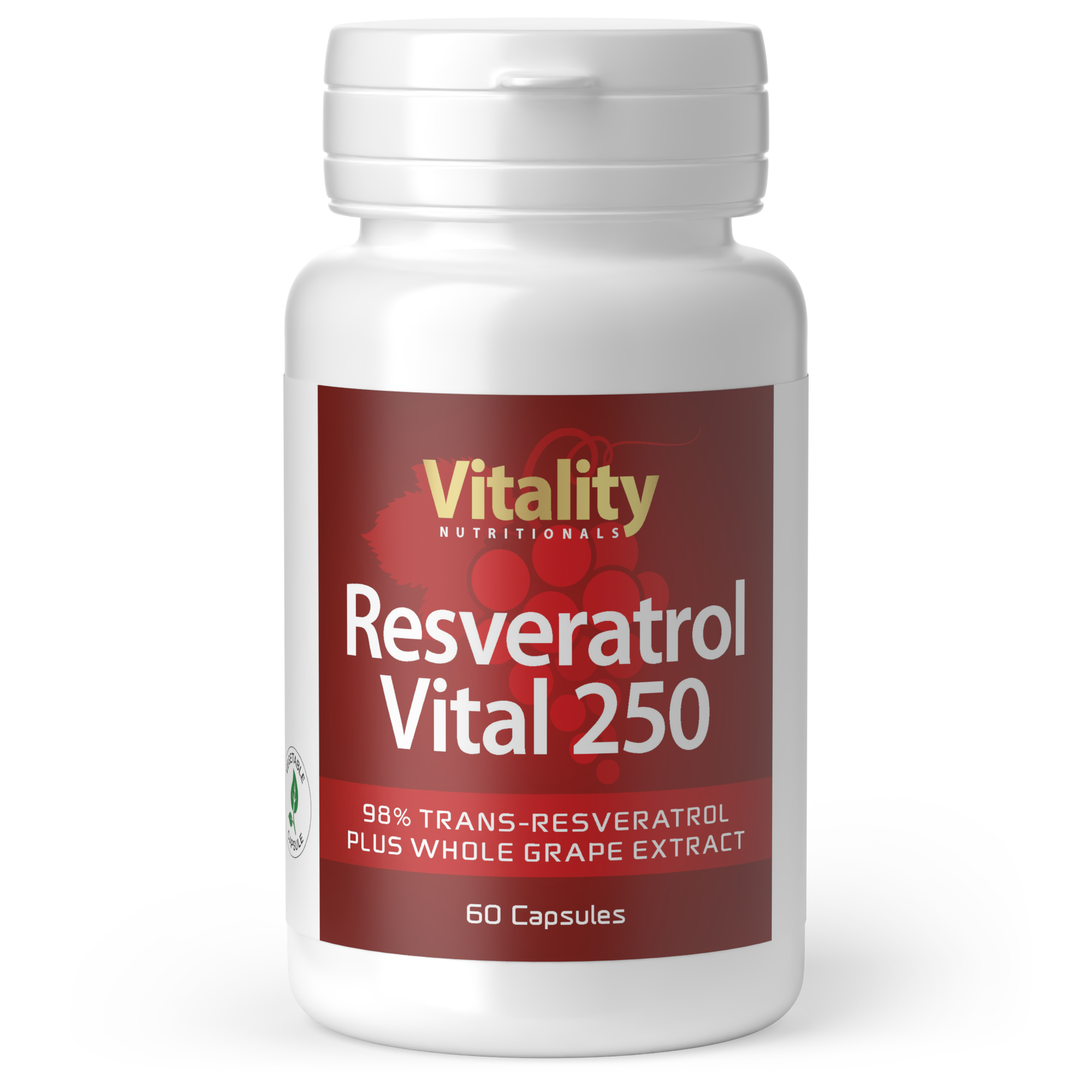 Aliness Resveratrol Veri-Te 250 Mg - 60 Capsules - Complément Alimentaire Antioxydant