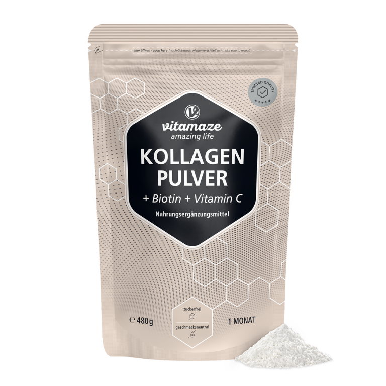 Collagene in Polvere + Biotina + Vitamina C