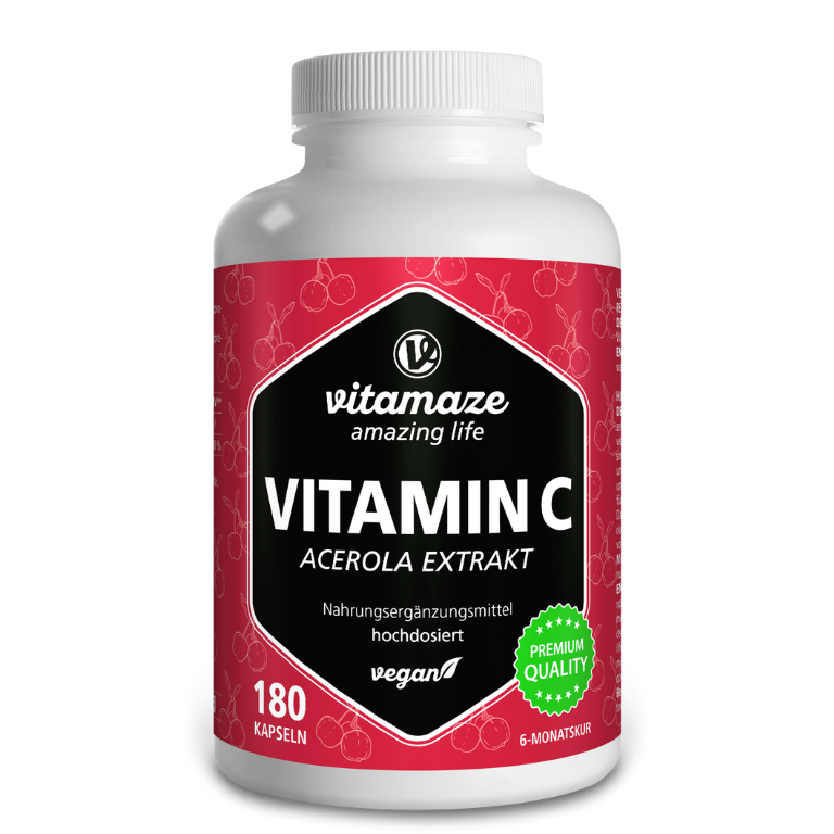 Vitamina C 160 mg da Estratto di Acerola