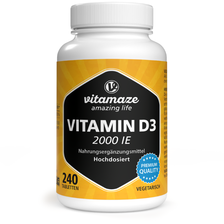 Vitamina D3 2.000 UI ad alto dosaggio