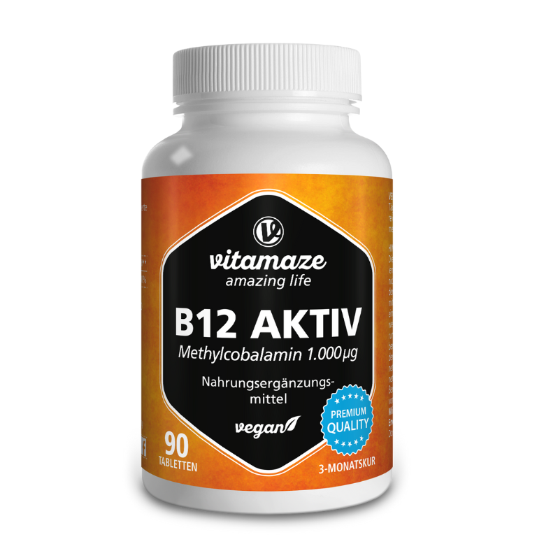 Vitamina B12 Attiva 1.000 µg ad alto dosaggio