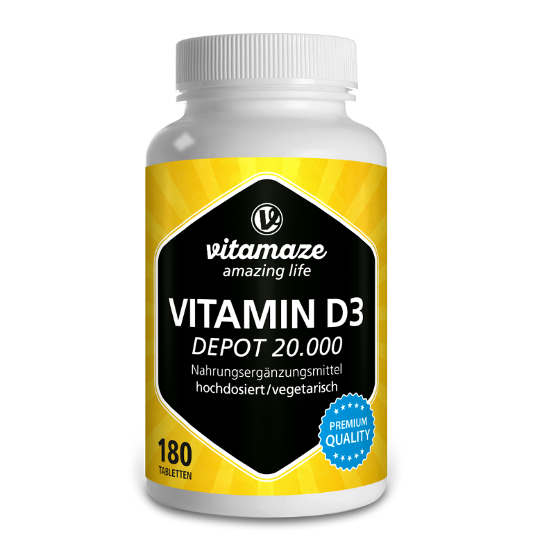 Vitamina D3 Deposito 20.000 U.I. extra ad alto dosaggio