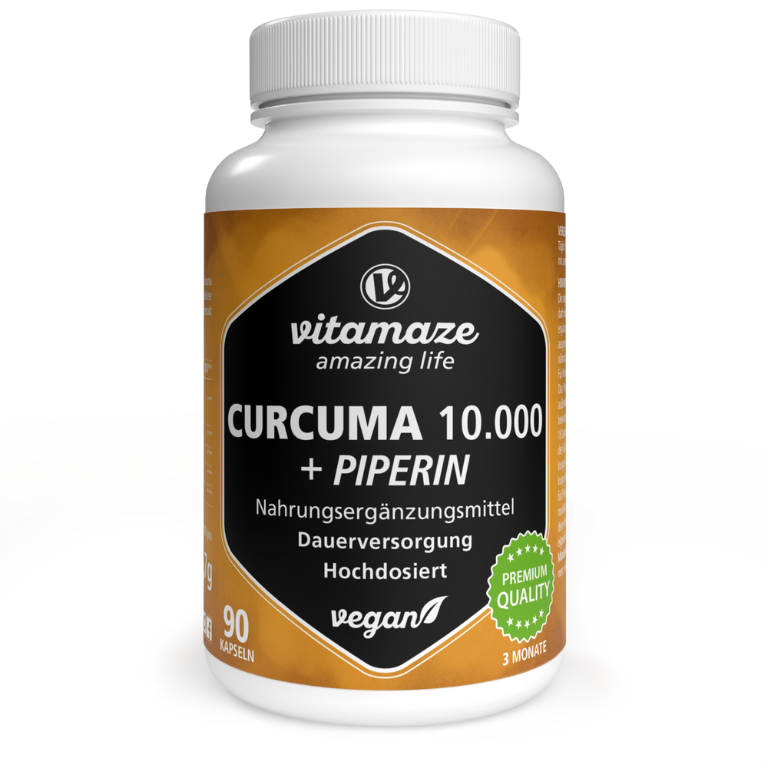 Curcuma 10.000 ad alto dosaggio + Piperina