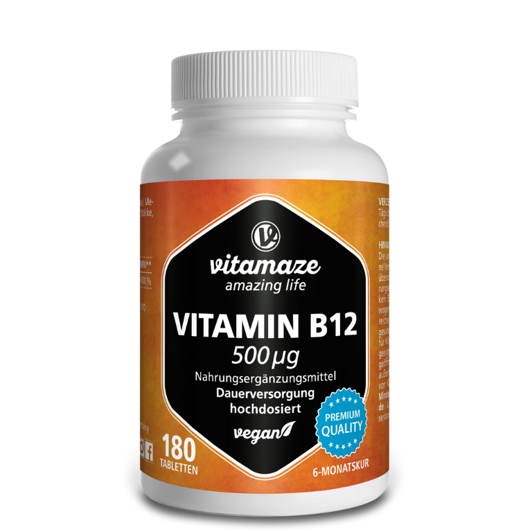 Vitamina B12 500 µg ad alto dosaggio