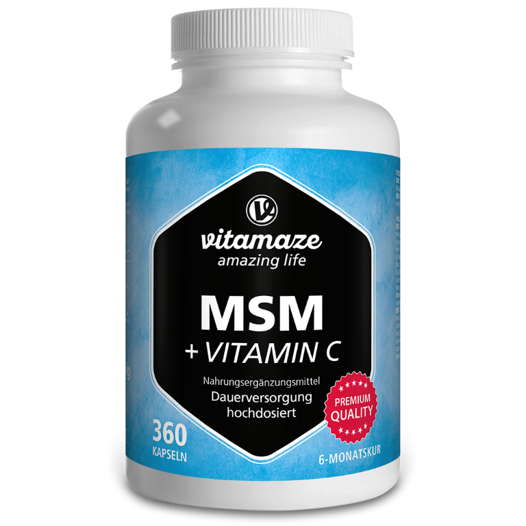MSM ad alto dosaggio + Vitamina C