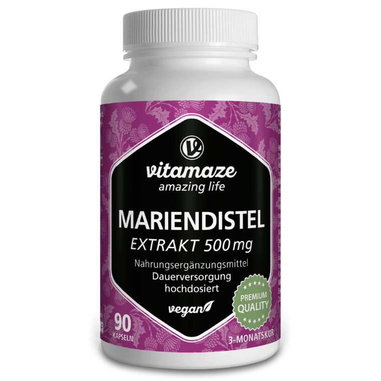 Estratto di Cardo Mariano 500 mg ad alto dosaggio