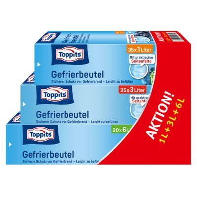 Image of Toppits Gefrierbeutel Vorteilspack*