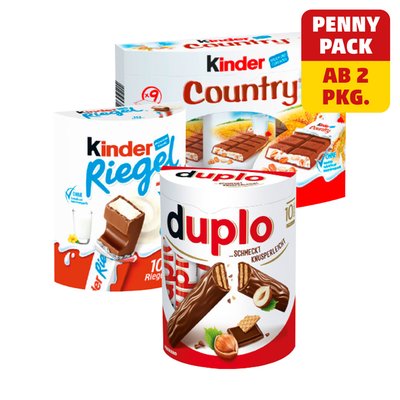 Image of Duplo* od. Kinder Country* od. Kinder Riegel*