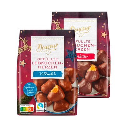 Image of Douceur Gefüllte Lebkuchenherzen*