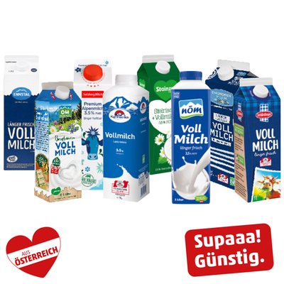 Image of Österreichische Vollmilch aus Deiner Region**