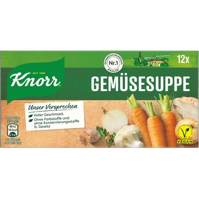 Image of Knorr Suppenwürfel für Gemüsesuppe