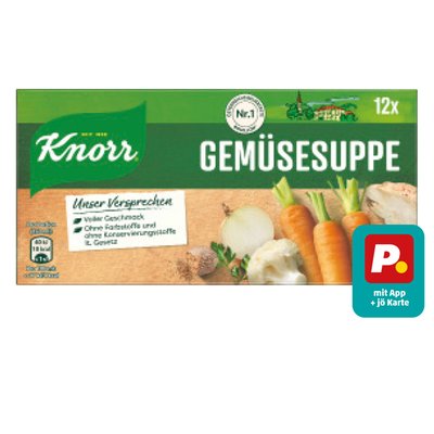 Image of Knorr Suppenwürfel für Gemüsesuppe