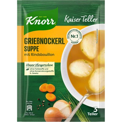 Image of Knorr Kaiserteller Griessnockerl-Suppe