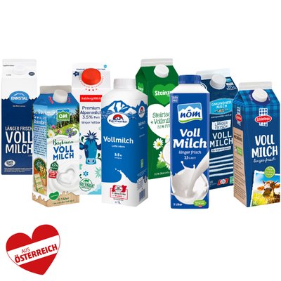 Image of Österreichische Vollmilch aus Ihrer Region**