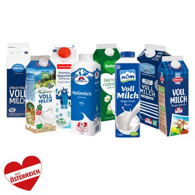 Image of Österreichische Vollmilch aus Deiner Region**