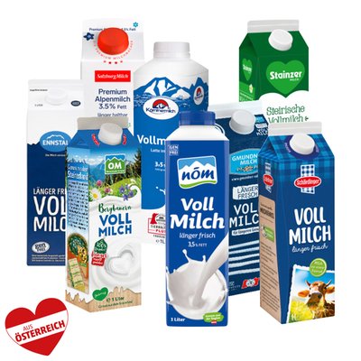 Image of Österreichische Vollmilch aus Ihrer Region**