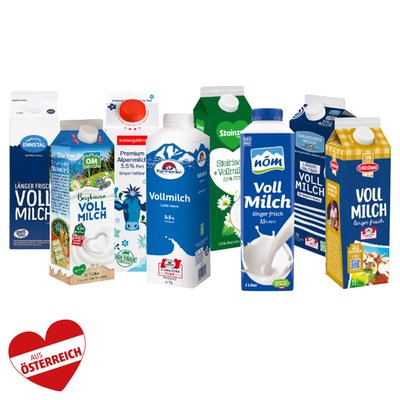Image of Österreichische Vollmilch aus Ihrer Region**
