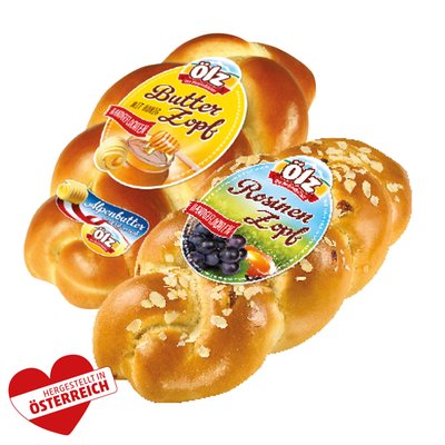 Image of Butterzopf mit Honig
