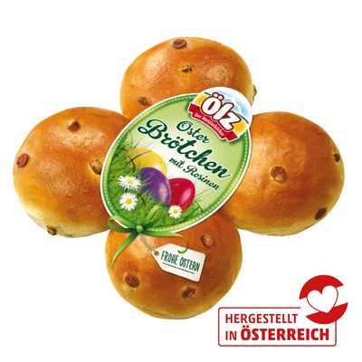 Image of Oster-Brötchen mit Rosinen*