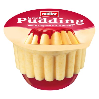 Image of Pudding mit Sosse