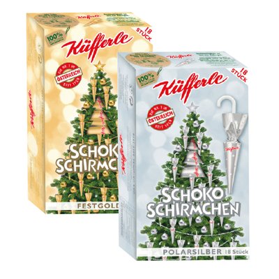 Image of Küfferle Schoko-Schirmchen 18er*