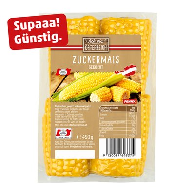 Image of Zuckermais gekocht