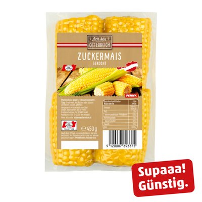 Image of Zuckermais gekocht