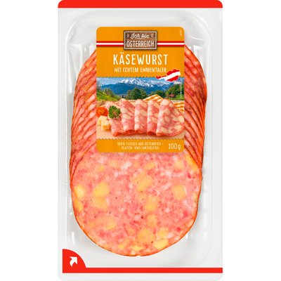 Image of Ich bin Österreich  Käsewurst