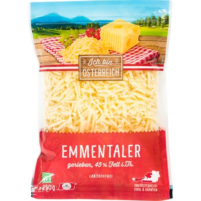 Image of Ich bin Österreich  Emmentaler gerieben