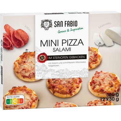 Image of SAN FABIO Mini Pizza* Salami