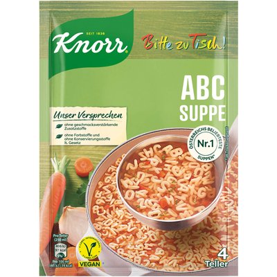Image of Knorr Bitte Zu Tisch! ABC-Suppe